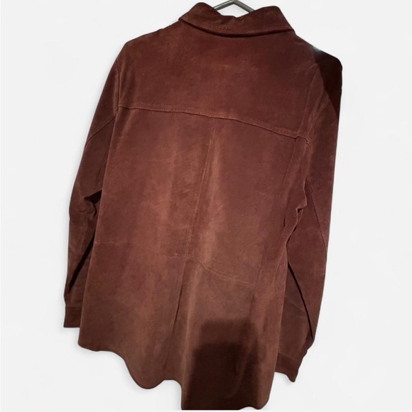 Suede Button-Up Jacket - Picture 3 of 3
